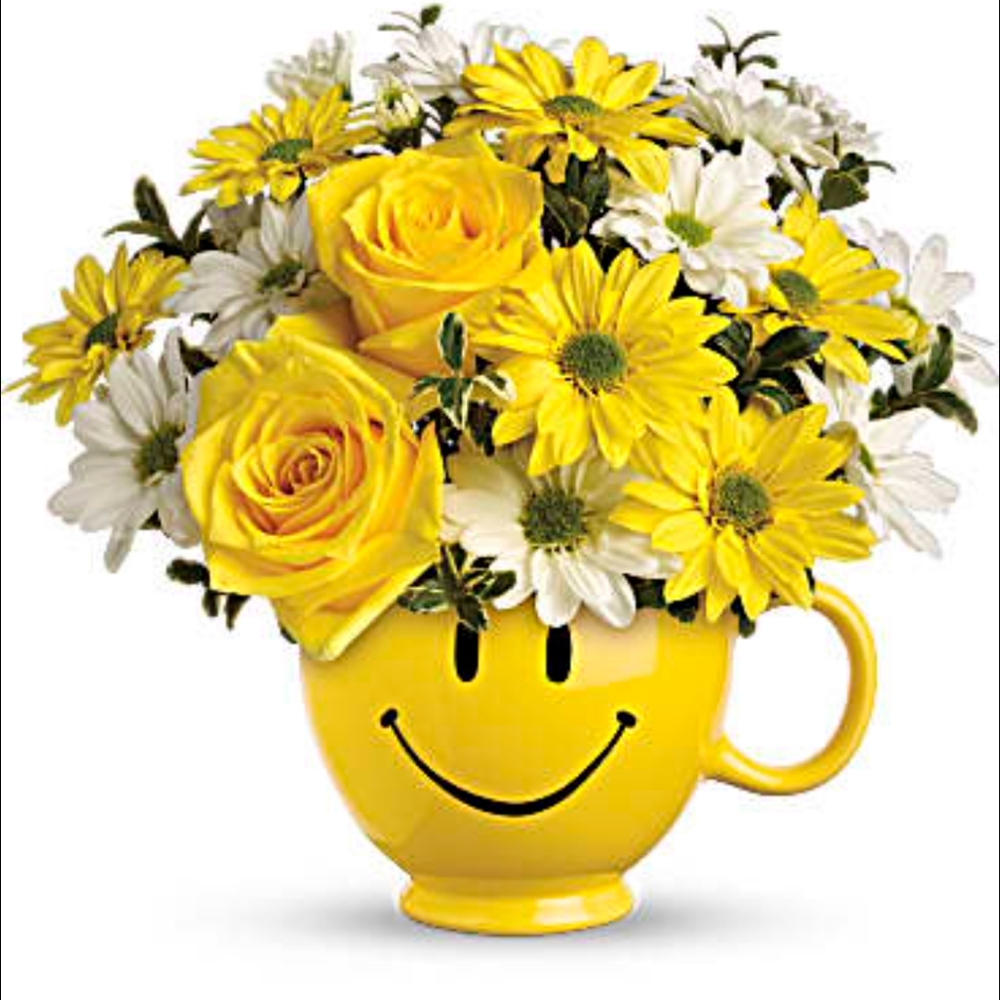 Smiley face mug